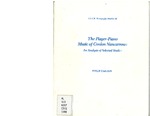 The player piano music of Conlon Nancarrow : an analysis of selected studies by Phlip Carlsen